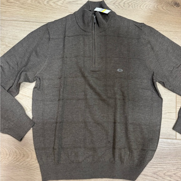 Van Heusen Men's Quarter Zip Sweater